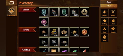 War Dogs Inventory Screen War Dragons for iOS & Android - Tales from the Dragon's Den Blog